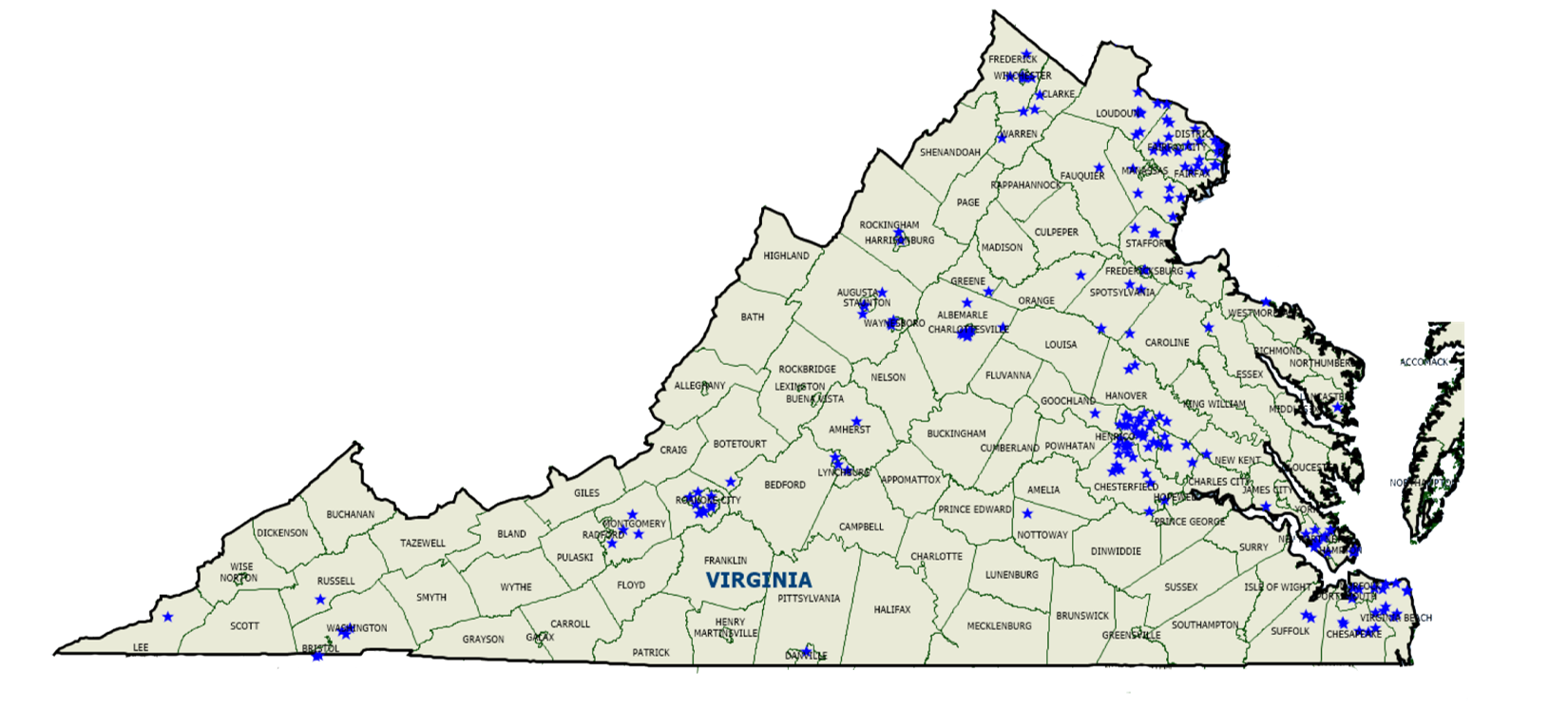 Map of Psych NPs